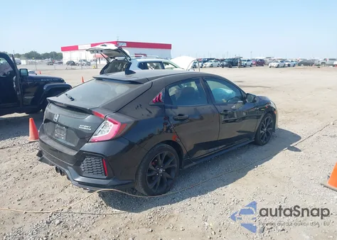 2018 Honda Civic Sport Touring from USA, damaged, VIN SHHFK7H9XJU415375